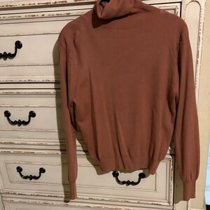 Vici Men's Rust Turtleneck Sweater